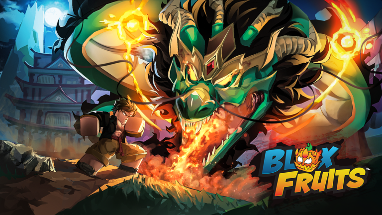 Blox Fruits Roblox experience artwork used as a visual identity example