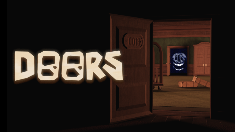 DOORS Roblox horror game thumbnail example